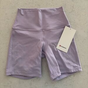 Lululemon Align 6” Biker Short - Lilac Ether